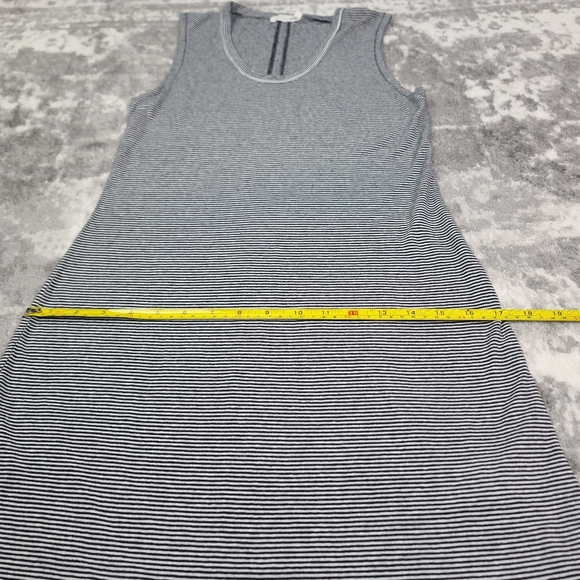 rag & bone Linen Blend Sleeveless Striped Thin Dress - Picture 9 of 11